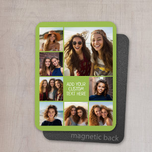 Create a Custom Photo Collage with 8 Photos Magnet