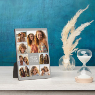 Create a Custom Photo Collage with 8 Photos Plaque