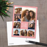 Create a Custom Photo Collage with 8 Photos Postcard<br><div class="desc">Use your favourite photo or pictures to make a fun keepsake to share with friends. A minimalist design with only snapshots and a text block.</div>