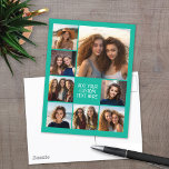 Create a Custom Photo Collage with 8 Photos Postcard<br><div class="desc">Use your favourite photo or pictures to make a fun keepsake to share with friends. A minimalist design with only snapshots and a text block.</div>