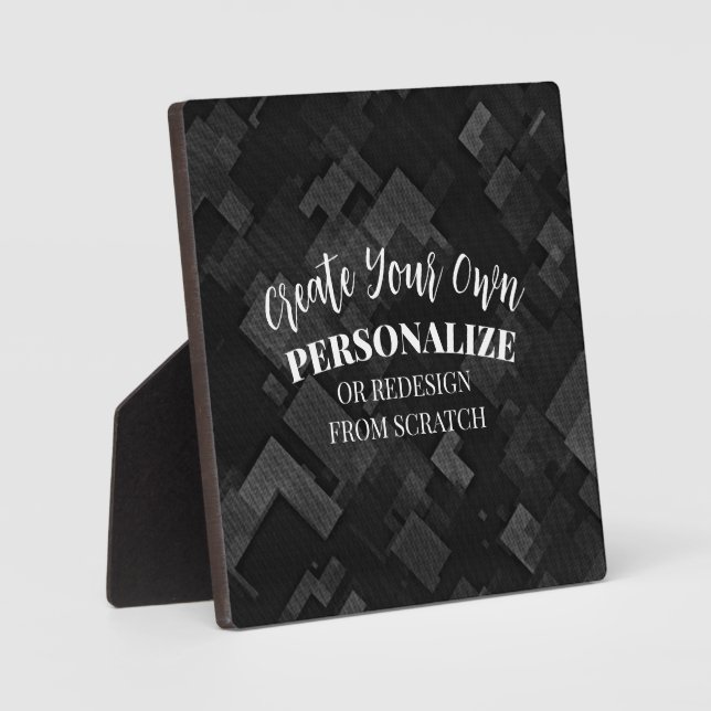 Create a Custom Plaque (Front)