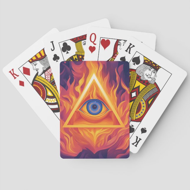 Create a dynamic and futuristic illustration  playing cards (Back)