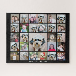 Create a Funky Photo Collage with 27 Photos Jigsaw Puzzle