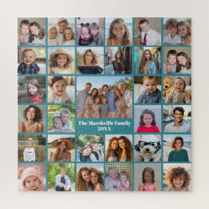 Create a Funky Photo Collage with 33 Photos Jigsaw Puzzle