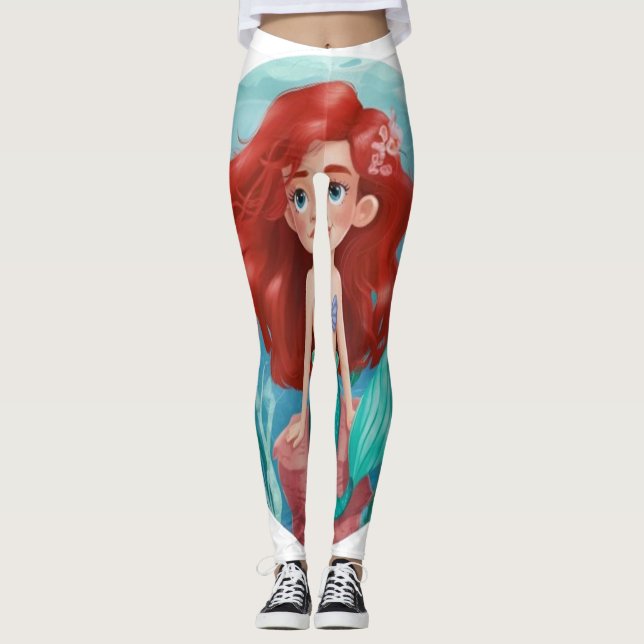 create a little mermaid legging (Devant)