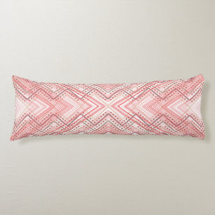 Create a Modern Backdrop with Pink and White Diamo Body Pillow