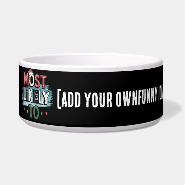 😂Create a Most Likely To 🎄 Funny Christmas Quote (Front)