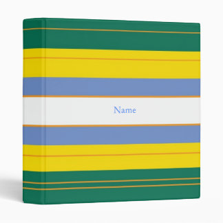 Create-A-Name Classic Stripes 1Binder Binder