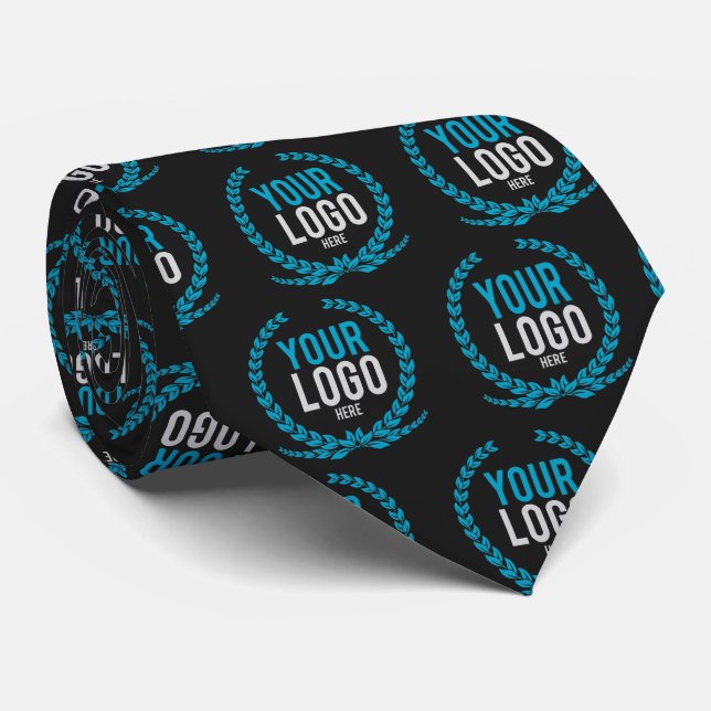 Create A Patterned 2 Sided | Business Logo Tie (Rolled)