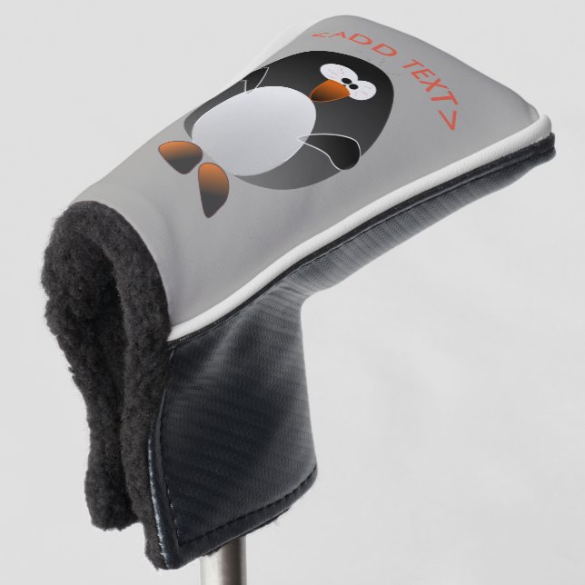 Create a Penguin Golf Golf Head Cover (3/4 Front)