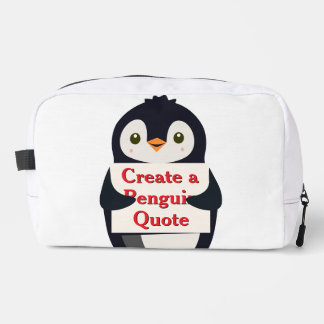 Create a Penguin Quote Dopp Kit