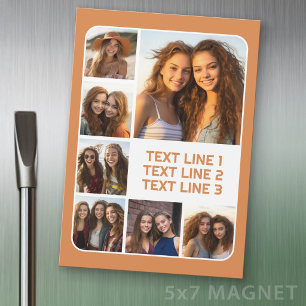 Create a Photo Collage with 7 Pics - Magnet