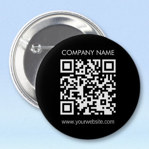 Create a QR code instantly Modern simple design 2 Inch Round Button