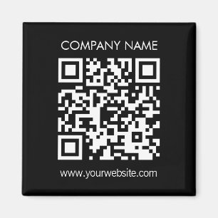 Create a QR code instantly Modern simple design Magnet