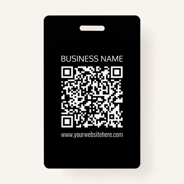 Create a QR Code Instantly with Your Website’s URL Badge (Front)