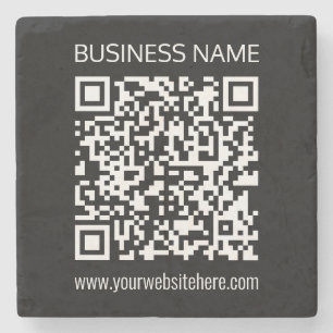 Create a QR Code Instantly with Your Website’s URL Stone Coaster
