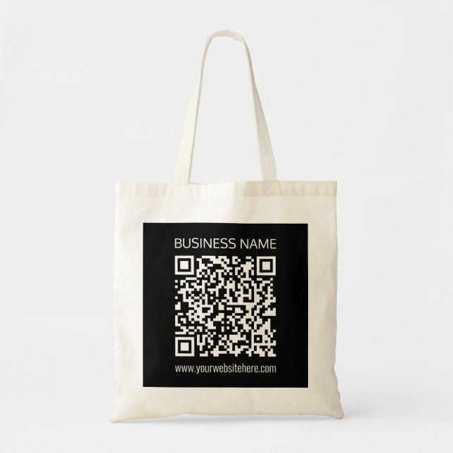 Create a QR Code Instantly with Your Website’s URL Tote Bag (Front)