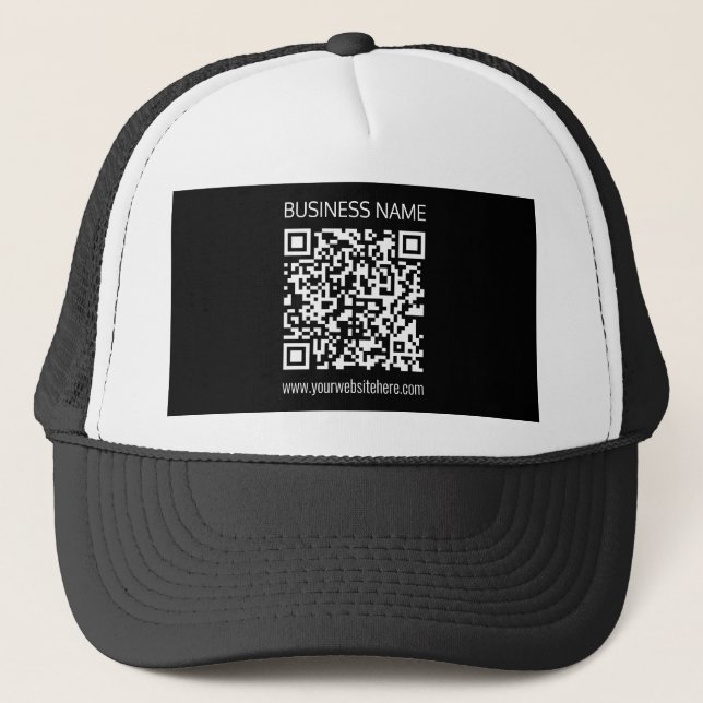 Create a QR Code Instantly with Your Website’s URL Trucker Hat (Front)