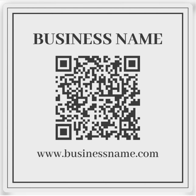 Create a Scannable QR code | Black & White (Front)