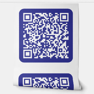 Create a Scannable QR code Editable Dark Blue Wallpaper