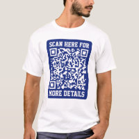 Create a Scannable QR code | Navy Blue (editable)