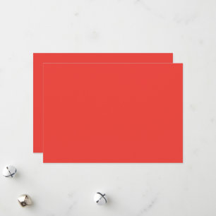 Create a Striking Red Background with White Border Holiday Card