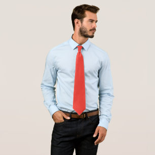 Create a Striking Red Background with White Border Tie
