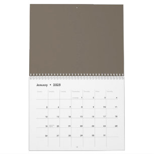 Create a Stylish Living Space with a Brown Wall an Calendar