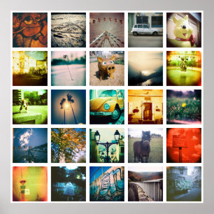 Create a unique and original instagram poster