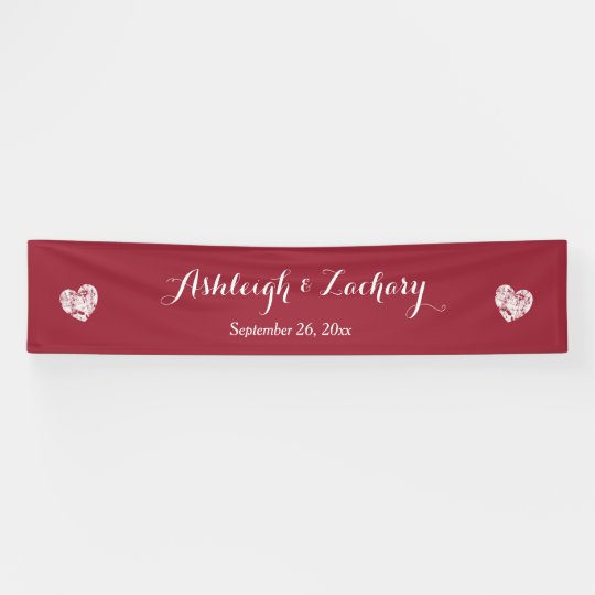 Create A Wedding Banner Custom Colour Background