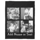 Create an Instagram Collage with 4 photos - black