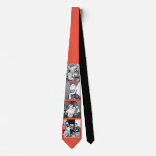 Create an Instagram Collage with 4 photos - salmon Tie