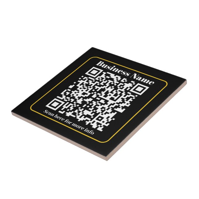 Create an Instantly Scannable Business QR code Tile (Side)
