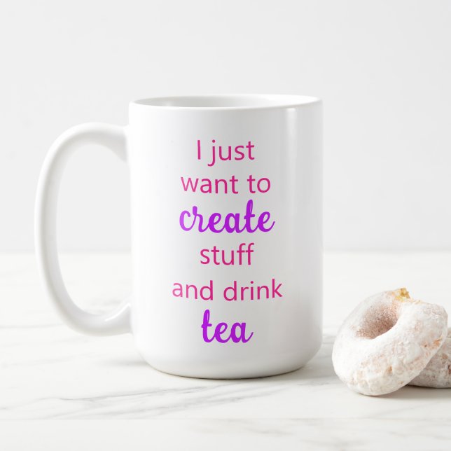 Create and Tea Mug (With Donut)