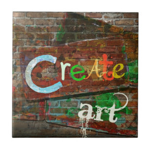 "Create Art" Urban Design Tile