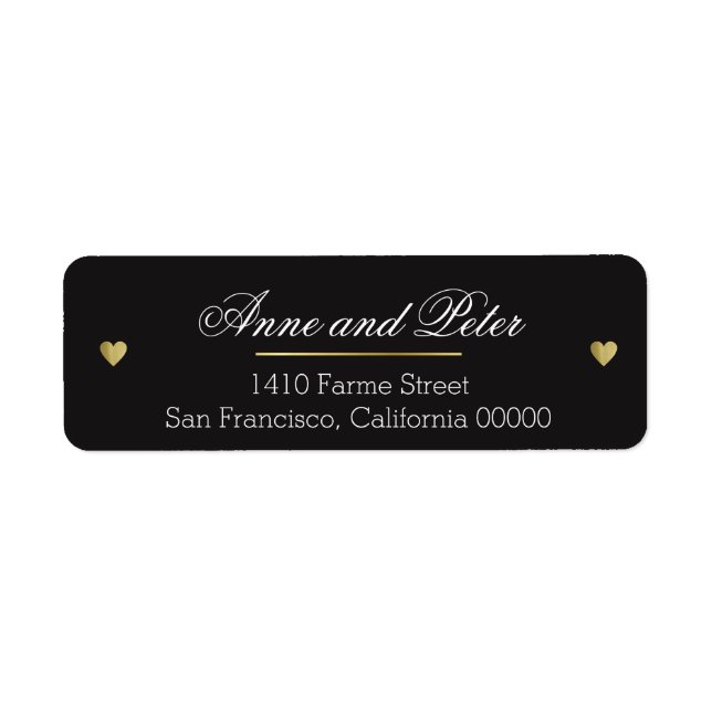 create black custom elegant wedding (Front)