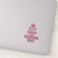 Create custom cool keep calm meme laptop stickers