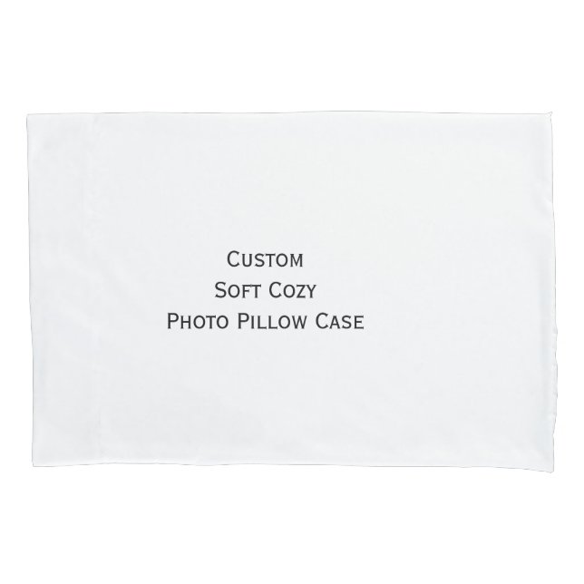 Create Custom Decor Soft Cozy Photo Pillow Case (Front)