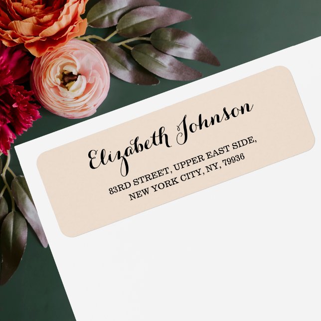 Create Custom Elegant Rustic Earth Return Address (Create Custom Elegant Rustic Earth Return Address Label)
