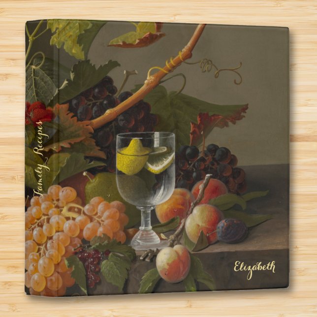 Create Custom Monogrammed Family Recipes Cookbook Binder (Create Custom Monogrammed Family Recipes Cookbook 3 Ring Binder)