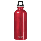 Create Custom Personalized Cool Stylish Aluminum Water Bottle (Back)
