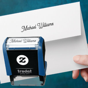 Create Custom Personalized Elegant Name Signature Self-inking Stamp