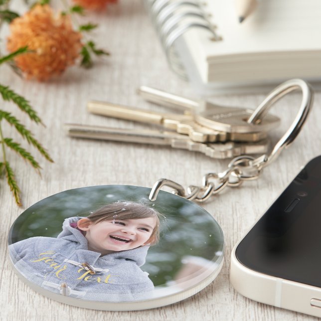 Create Custom Personalized Photo Keychain Keyring (Create Custom Personalized Photo Keychain Keyring)
