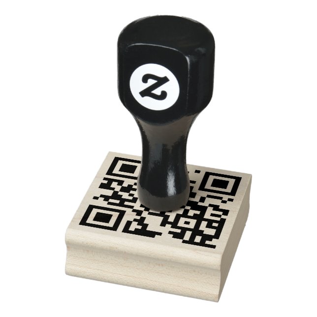 Create Custom Personalized QR Code Website Address Rubber Stamp (Stamp)