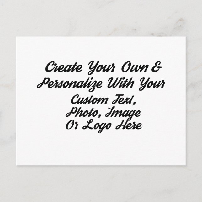 Create Custom Personalized Save The Date Postcard (Front)