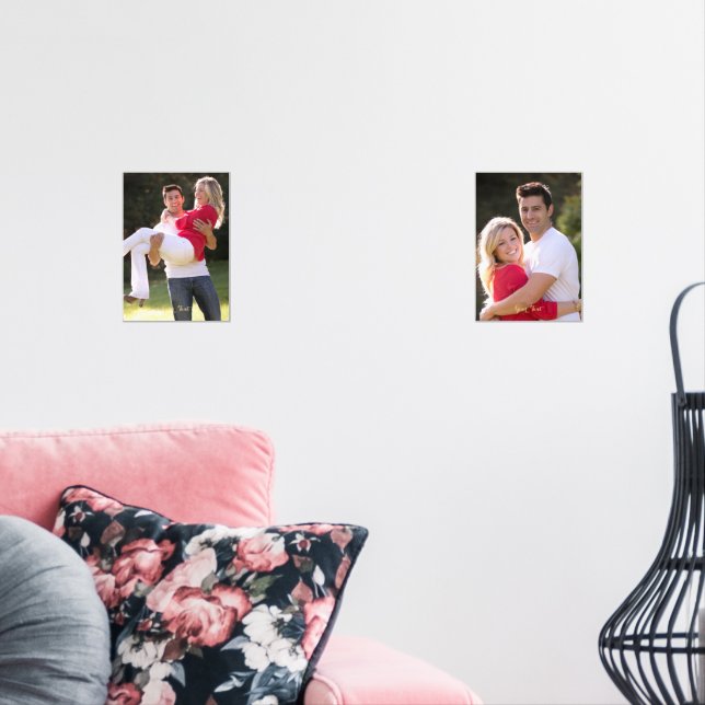 Create Custom Personalized Wedding Photo Gold Text (Livingroom)