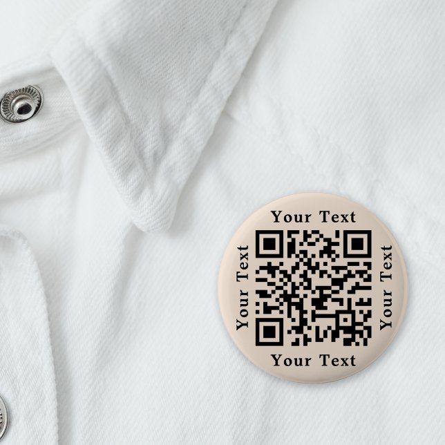 Create Custom Small Business Website Scan QR Code 2 Inch Round Button (Create Custom Small Business Website Scan QR Code Button)