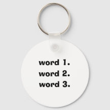 Create custom text simple three words expression