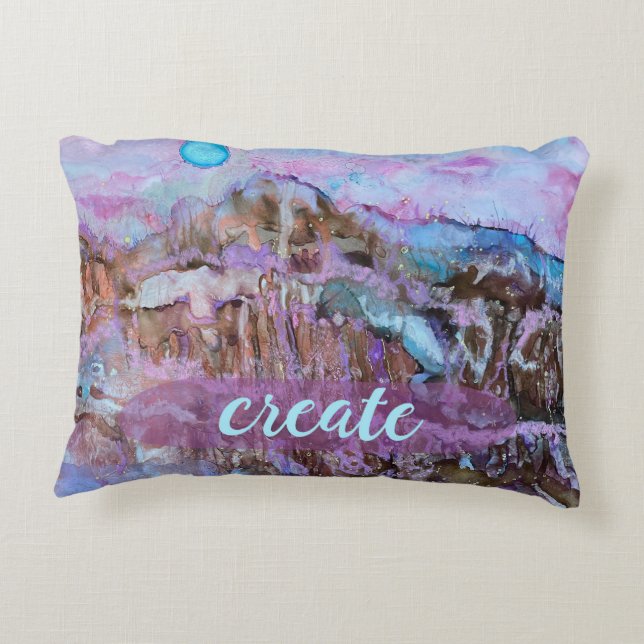 Create Dreamscape Pillow  (Back)