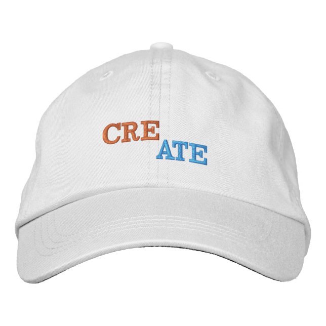 Create  embroidered hat (Front)